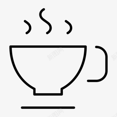 咖啡馆咖啡杯子图标图标