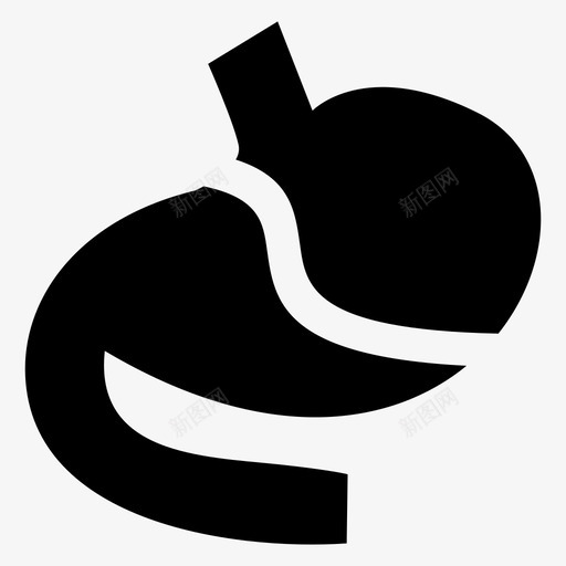 胃身体疾病图标svg_新图网 https://ixintu.com 健康 医疗 疾病 胃痛 身体