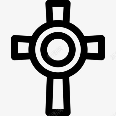 凯尔特十字架葬礼14直系图标图标