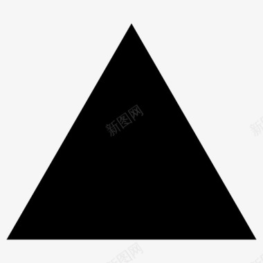 三角形等边三角形几何体图标图标