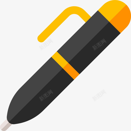 钢笔经济型53扁平图标svg_新图网 https://ixintu.com 扁平 经济型 钢笔