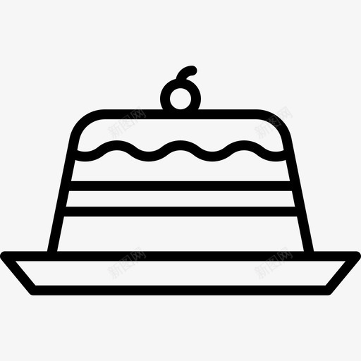蛋糕131号餐厅直系图标svg_新图网 https://ixintu.com 131号餐厅 直系 蛋糕