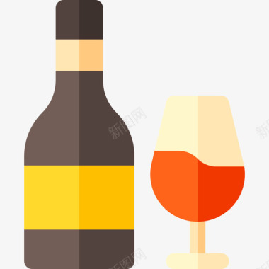 葡萄酒意大利23平淡图标图标
