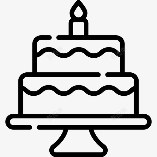 生日蛋糕幸福11直系图标svg_新图网 https://ixintu.com 幸福 生日蛋糕 直系