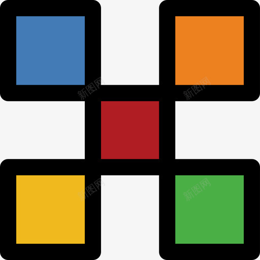 语言标志1线颜色图标svg_新图网 https://ixintu.com 标志 语言 颜色