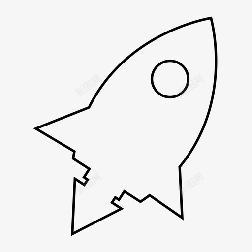太空火箭宇宙飞船飞行器图标svg_新图网 https://ixintu.com 太空 宇宙飞船 火箭 飞行器
