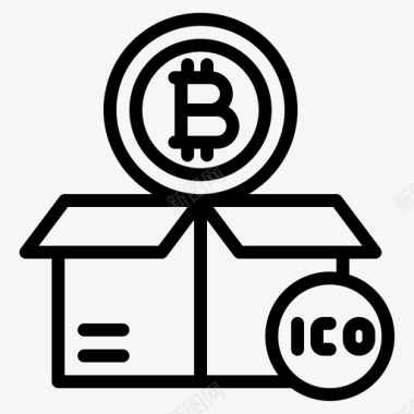 Ico财务和会计1线性图标图标