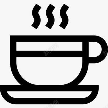 咖啡商场32直列图标图标