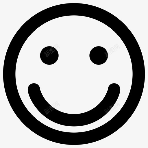 微笑表情欢乐图标svg_新图网 https://ixintu.com 2个 plumo ui 保持 微笑 欢乐 表情