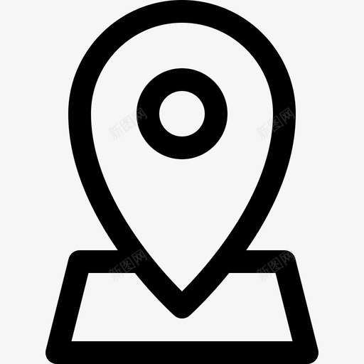 销地图30线性图标svg_新图网 https://ixintu.com 地图30 线性 销