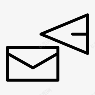 接收邮件电子邮件传入图标图标