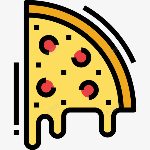 披萨79派对线性颜色图标svg_新图网 https://ixintu.com 79派 披萨 线性 颜色