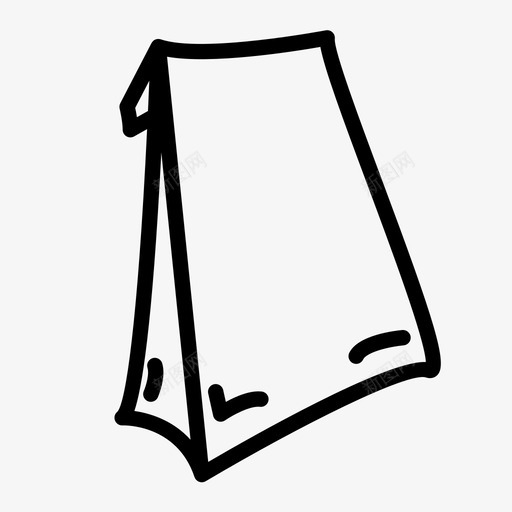 纸袋杂货袋塑料袋图标svg_新图网 https://ixintu.com 塑料袋 杂货袋 纸袋