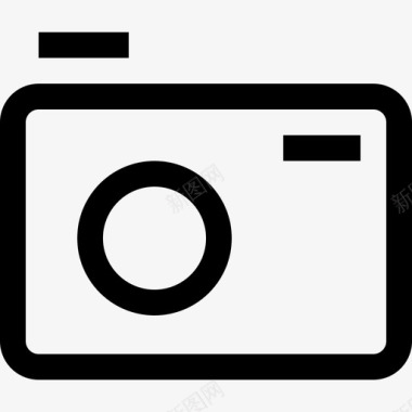 袖珍相机电子商务无镜图标图标