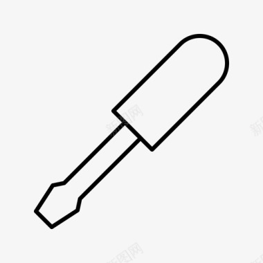 螺丝刀修复字形图标图标