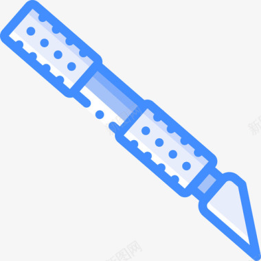 刀具文具59蓝色图标图标