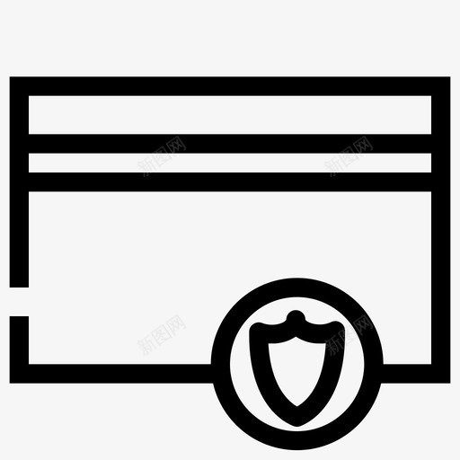 支付保护卡安全图标svg_新图网 https://ixintu.com pedoticon 交易 保护 安全 支付 锐角
