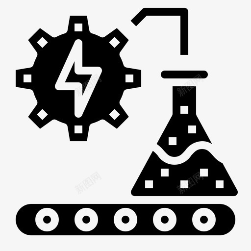 化学工厂设备3固体图标svg_新图网 https://ixintu.com 化学 固体 工厂 设备