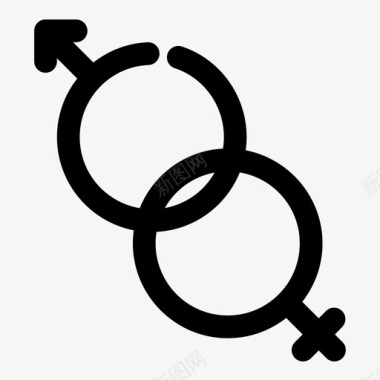 性别男孩女性图标图标