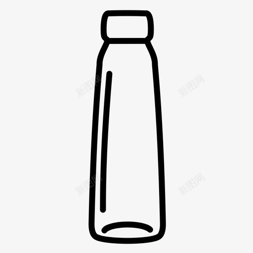 瓶子玻璃瓶现代瓶图标svg_新图网 https://ixintu.com 塑料瓶 现代 玻璃瓶 瓶子