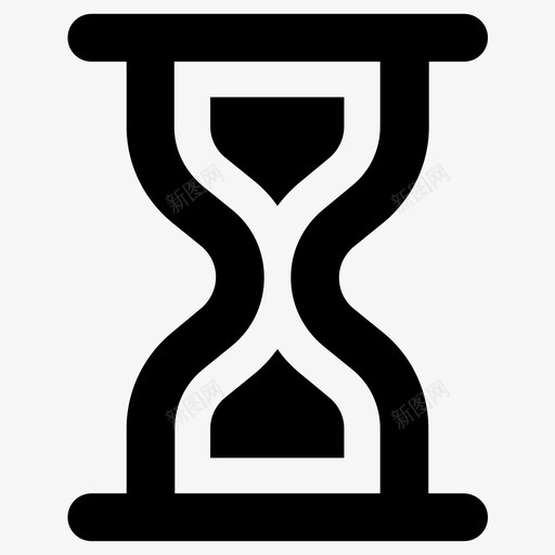 沙漏最后期限沙钟图标svg_新图网 https://ixintu.com 最后 期限 沙漏 沙钟 等等 计时器