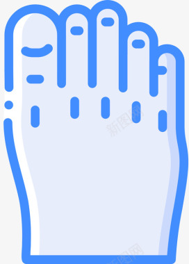 罗马脚祖先5蓝色图标图标