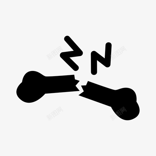 骨折骨头医生图标svg_新图网 https://ixintu.com 医生 医院 骨头 骨折 骨质疏松症