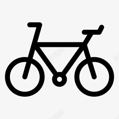 自行车山地车赛车图标图标