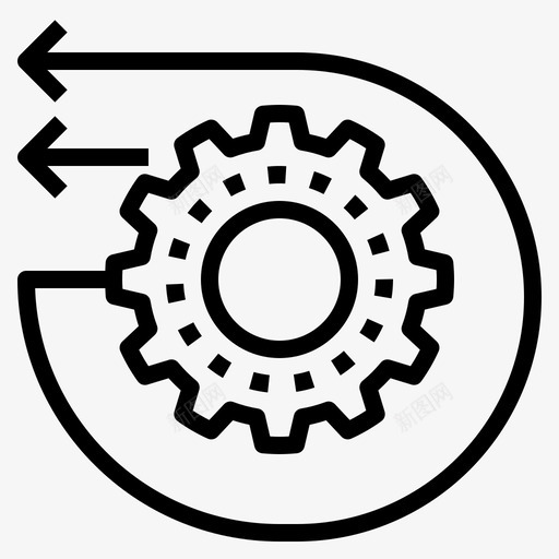 齿轮人工智能75线性图标svg_新图网 https://ixintu.com 人工智能75 线性 齿轮