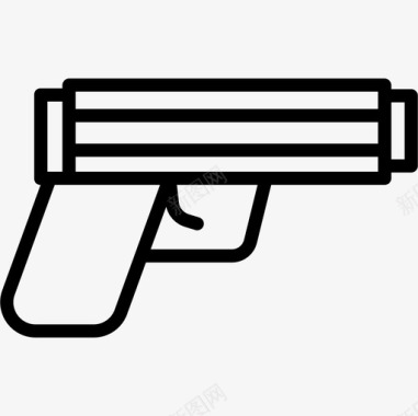 手枪警察20直系图标图标