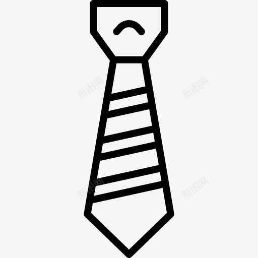 领带衣服141直系图标svg_新图网 https://ixintu.com 直系 衣服 领带
