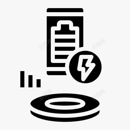 充电智能手机32固态图标svg_新图网 https://ixintu.com 充电 固态 智能手机32