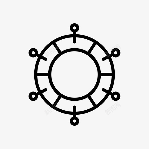 现代信息图表商业甜甜圈图标svg_新图网 https://ixintu.com 信息 商业 图表 文稿 演示 现代 甜甜圈