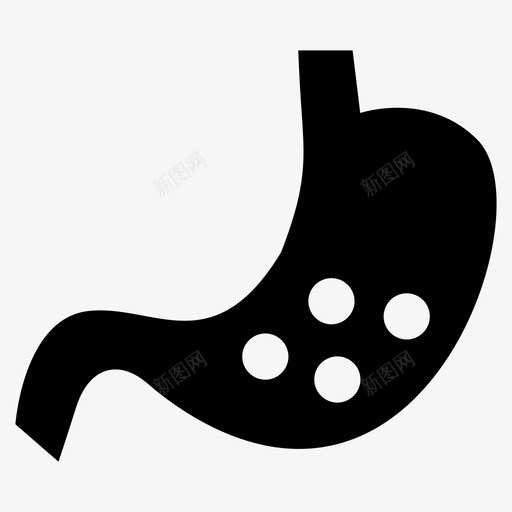 胃身体疾病图标svg_新图网 https://ixintu.com 健康 医疗 疾病 胃痛 身体