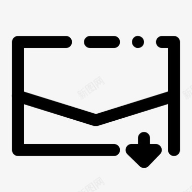 收件箱邮件通信信件图标图标