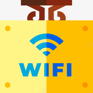 Wifi博物馆57扁平图标图标