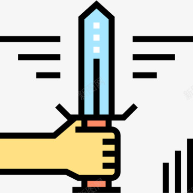剑游戏开发7线颜色图标图标