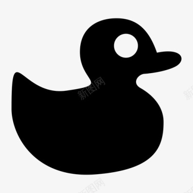 浴缸玩具婴儿用品鸭子图标图标