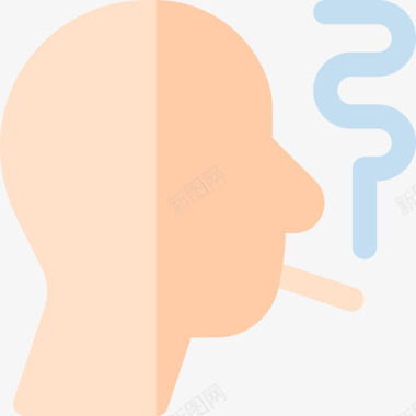 抽烟戒烟平淡图标图标