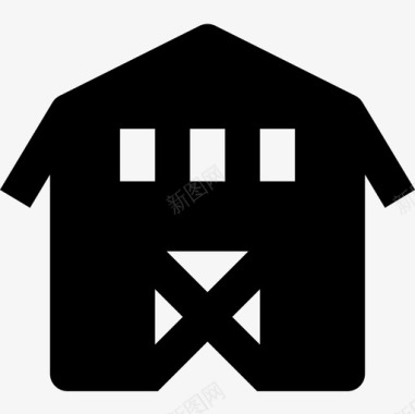 谷仓农场34填充图标图标