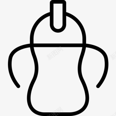 婴儿奶瓶饮料瓶儿童水瓶图标图标