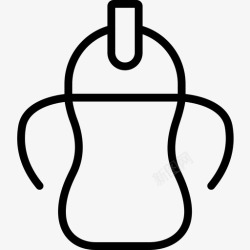婴儿饮料瓶婴儿奶瓶饮料瓶儿童水瓶图标高清图片