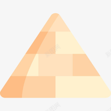 金字塔沙漠43平坦图标图标