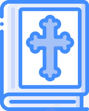 圣经灵性4蓝色图标图标