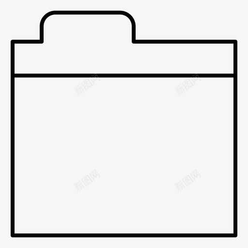 文件文件夹存储器图标svg_新图网 https://ixintu.com 多媒体 存储器 文件 文件夹