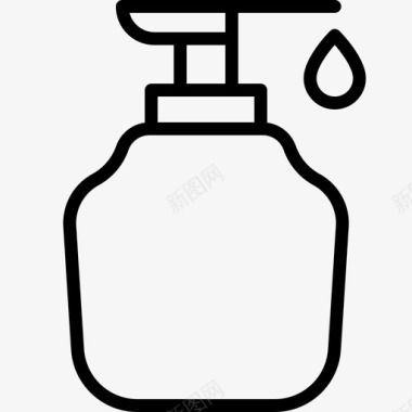 香皂沐浴露洗手液图标图标