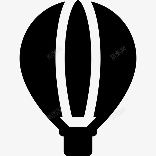 热气球运输179填充图标svg_新图网 https://ixintu.com 填充 热气球 运输