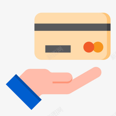 信用卡网上购物10持平图标图标
