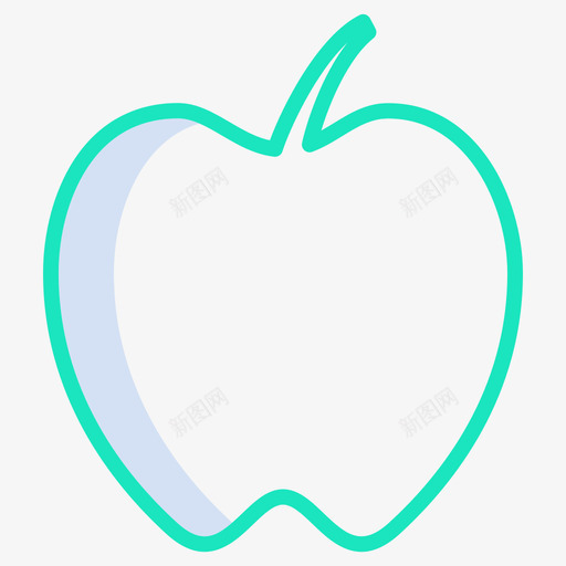 苹果保健14轮廓颜色图标svg_新图网 https://ixintu.com 保健14 苹果 轮廓颜色