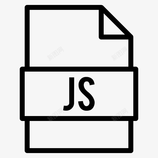 js文件文档扩展名图标svg_新图网 https://ixintu.com js文件 卷3行 扩展名 文件类型 文档 类型